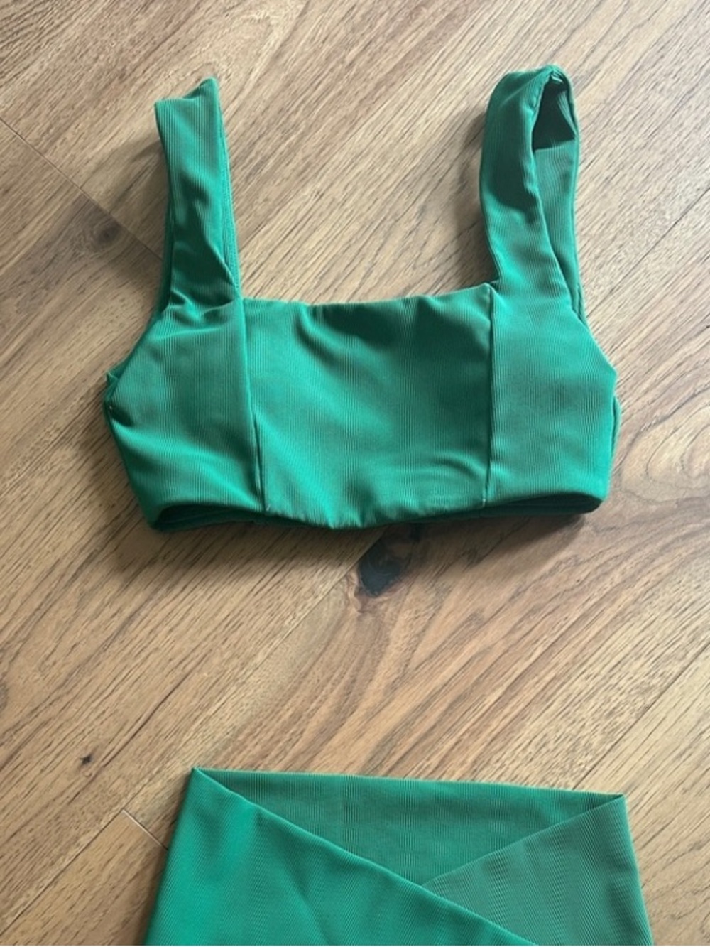 Searching for Willow Green Sports Bra large